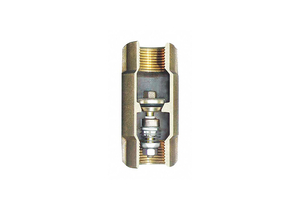 SPRING CHECK VALVE BRONZE 1 FNPT by Simmons