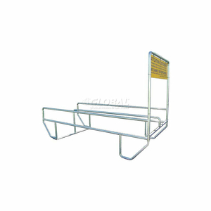 DOUBLE OUTDOOR SHOPPING CART CORRAL WITH DIVIDER 12'L X 60"W by Versacart Systems, Inc.