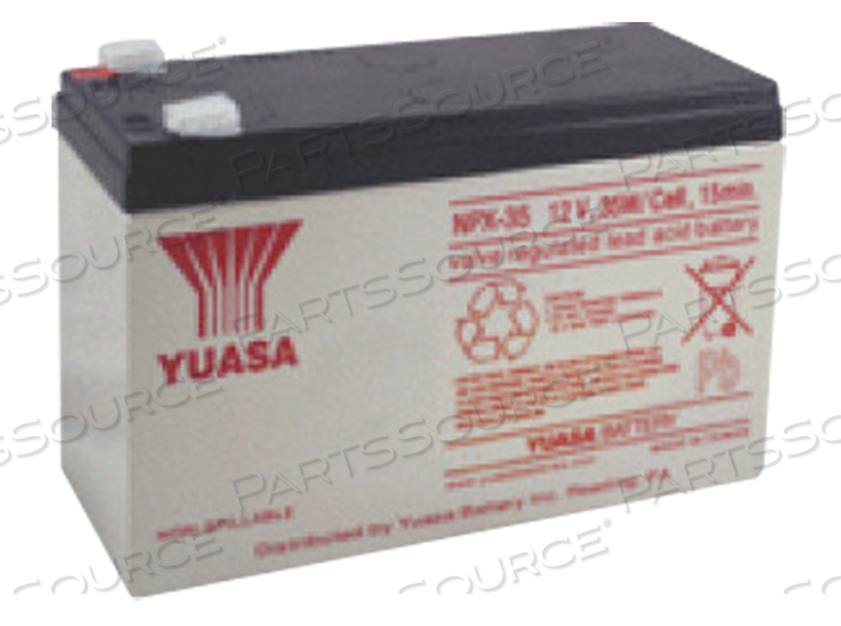 BATTERY, SEALED LEAD ACID, 12V, 8.5 AH, 35 W, FASTON (F2) 