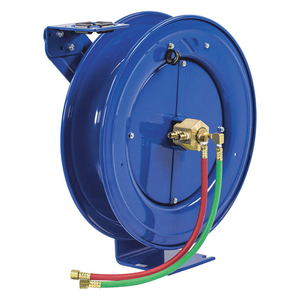 DUAL HOSE SPRING REWIND HOSE REEL by Coxreels DUAL HOSE SPRING REWIND HOSE REEL by Coxreels