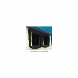 BLACK DOCK DOOR SEAL MODEL 130 HEAVY DUTY 40 OUNCE 8'W X 9'H by Chalfant Sewing Fabricators, Inc.