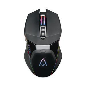 IMOUSE X50 SERIES GAMING MOUSE WITH CHARGING CRADLE, 2.4 GHZ FREQUENCY/33 FT WIRELESS RANGE, LEFT/RIGHT HAND USE, BLACK by Adesso, Inc.