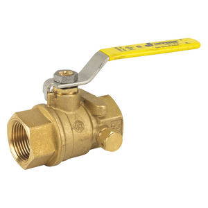 ITALIAN BRASS VALVE W/SIDE TAP NPT 3/4 by Jomar Valve