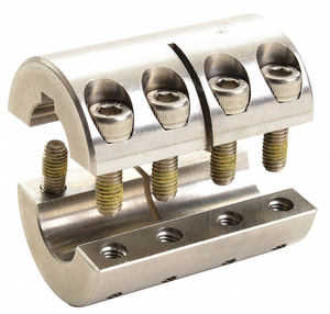 RIGID SHAFT COUPLING CLAMP 3-7/8 L by Ruland Manufacturing Inc.