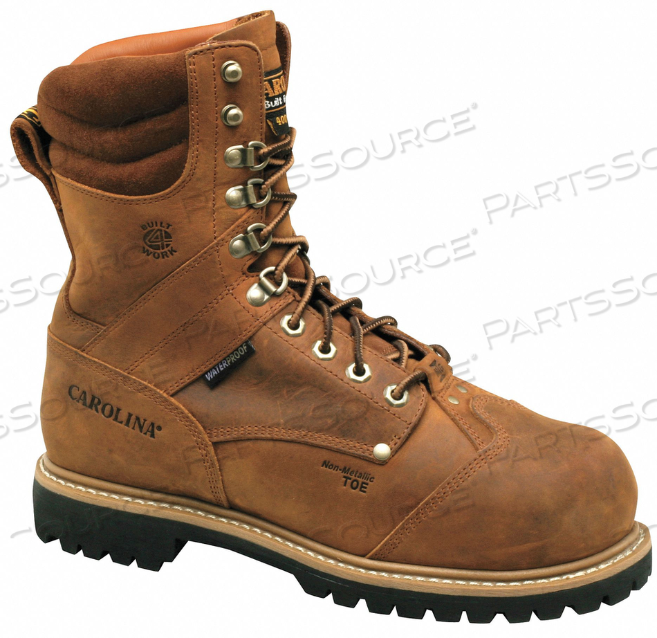 8 WORK BOOT 8 EEE BROWN COMPOSITE PR by Carolina Shoe