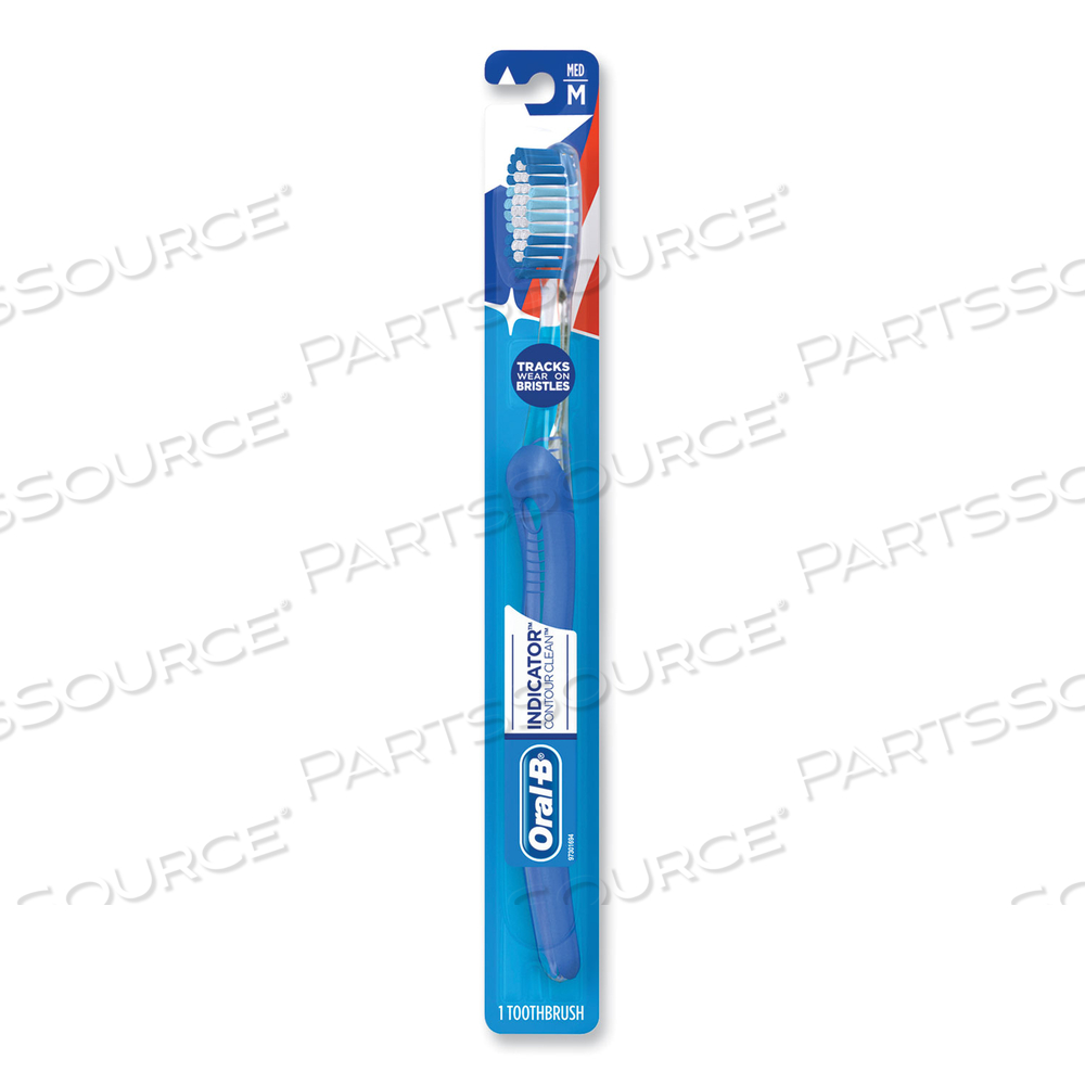 INDICATOR CONTOUR CLEAN SOFT TOOTHBRUSH, BLUE by Oral-B
