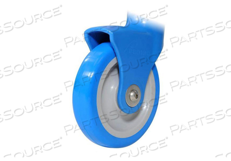 CASTER SET, UPCHARGE FROM STANDARD CASTERS WHEN ORDERING PEDIGO CASE CARTS by Pedigo Products, Inc.