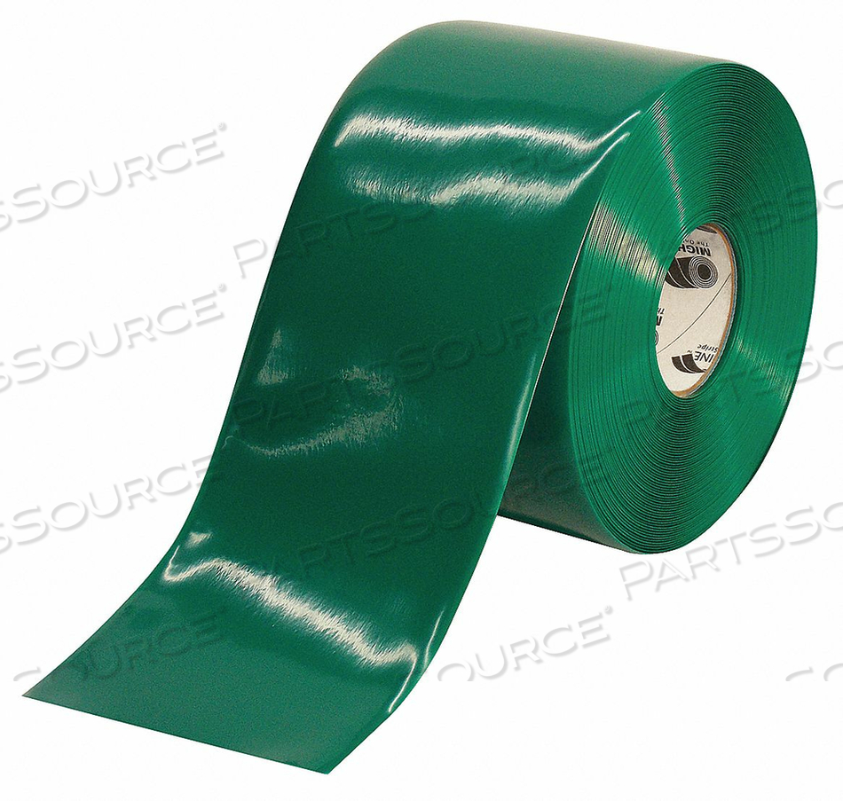 E7645 INDUSTRIAL FLOOR TAPE ROLL GREEN VINYL by Mighty Line E7645 INDUSTRIAL FLOOR TAPE ROLL GREEN VINYL by Mighty Line