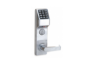 ELECTRONIC LOCK BRUSHED CHROME 12 BUTTON by Locdown