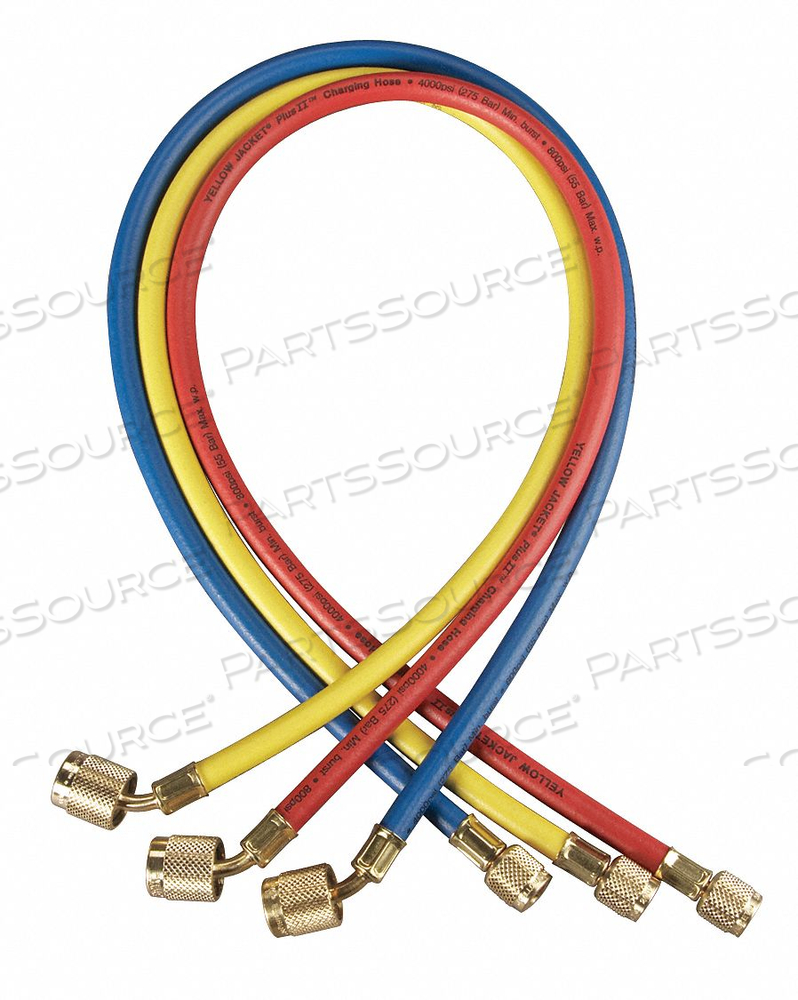 MANIFOLD HOSE SET 36 IN RED YELLOW BLUE by Checkers