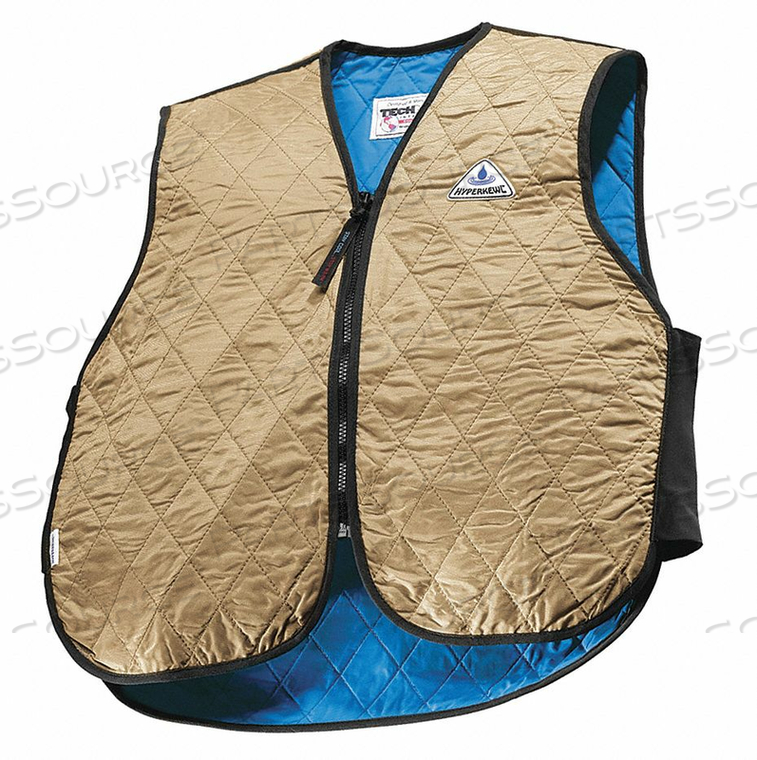 E7354 COOLING VEST KHAKI 5 TO 10 HR. 2XL by Cetis