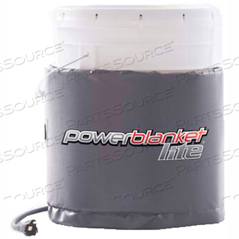 LITE INSULATED PAIL HEATER FOR 5 GALLON PAIL, 145F FIXED TEMP, 120V by Powerblanket
