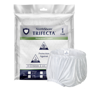 TRIFECTA WATERPROOF COVERS, BLUE, 2X-LARGE by NorthShore Care Supply