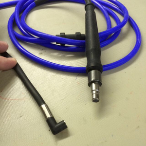 OPTICAL CABLE, TRANSLUCENT BLUE, 5 MM DIA, 7.5 FT by Fiberoptics Technology Inc