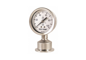 PRESSURE GAUGE 0 TO 100 PSI 2-1/2IN by REOTEMP