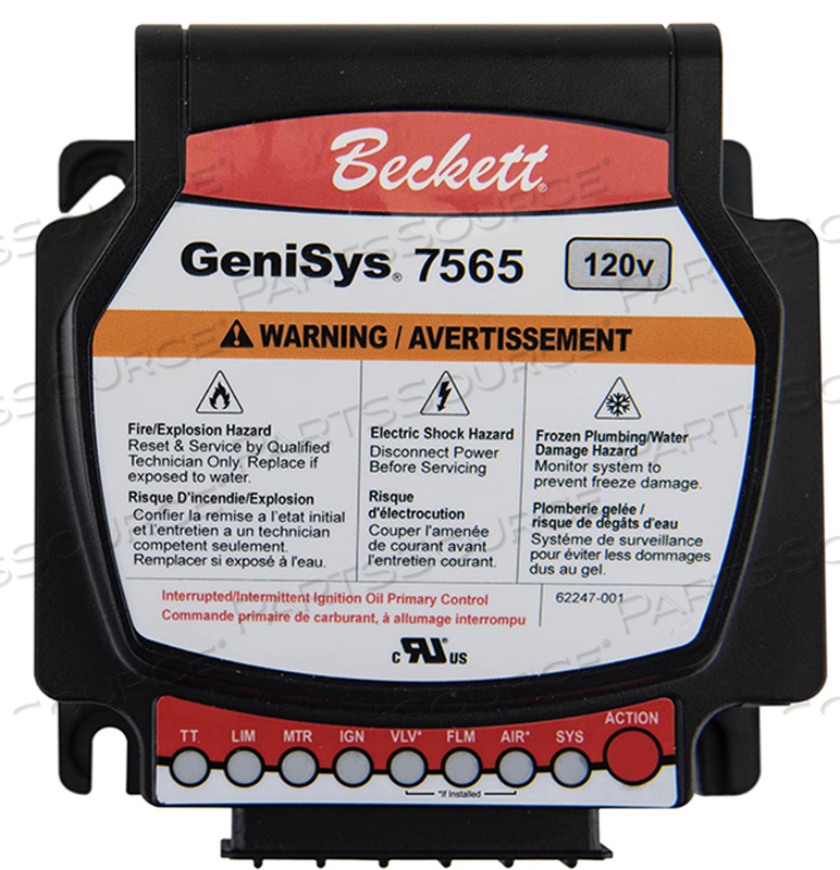 120V ADVANCED OIL BURNER PRIMARY SAFETY CONTROL FOR RESIDENTIAL AND LIGHT COMMERCIAL OIL BURNERS USE by Beckett