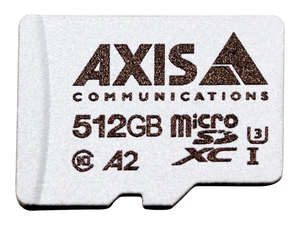 AXIS SURVEILLANCE, FLASH MEMORY CARD (MICROSDXC TO SD ADAPTER INCLUDED), 512 GB, A2 / UHS-I U3 / CLASS10, MICROSDXC UHS-I, WHITE (PACK OF 10 by Axis Communications Inc