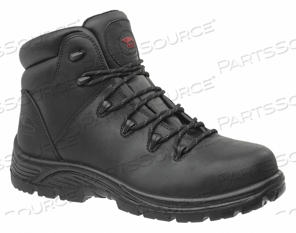 6 WORK BOOT 10-1/2 M BLACK COMPOSITE PR by Avenger Safety Footwear