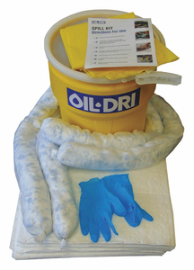 SPILL KIT OIL-BASED LIQUIDS WHITE by Oil-Dri SPILL KIT OIL-BASED LIQUIDS WHITE by Oil-Dri