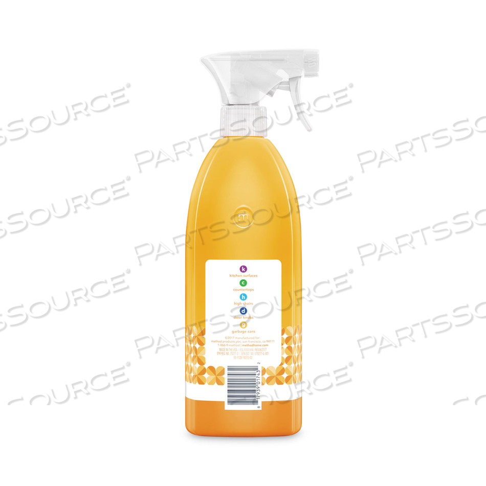 ANTIBACTERIAL SPRAY, CITRON SCENT, 28 OZ PLASTIC BOTTLE, 8/CARTON 