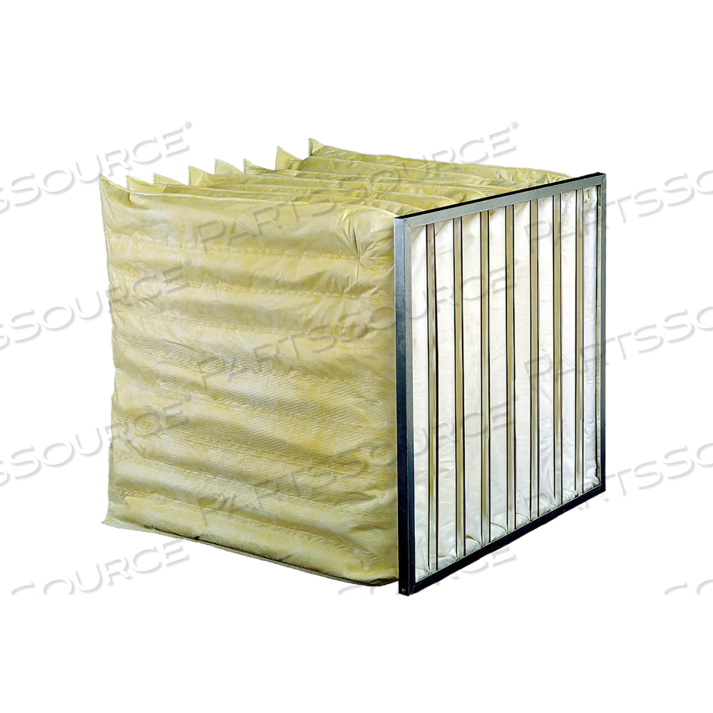 FIBERGLASS MEDIA, EXTENDED SURFACE,BAG FILTER, MULTI-SAK GLASS, 6 POCKETS, MERV 14, 24X24X12 by Koch Filter Corporation