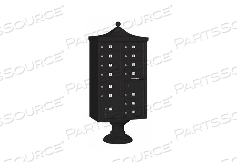 REGENCY CBU USPS ACCESS 13 DOORS BLACK by Salsbury Industries