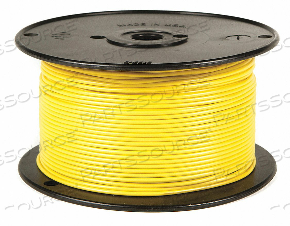 PRIMARY WIRE 22 AWG 1 COND 100 FT YELLOW by Battery Doctor