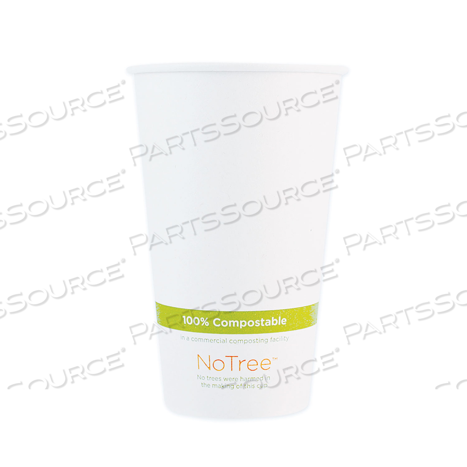 NOTREE PAPER HOT CUPS, 20 OZ, NATURAL by World Centric NOTREE PAPER HOT CUPS, 20 OZ, NATURAL by World Centric