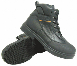 6 WORK BOOT 14 WIDE BLACK STEEL PR by Genuine Grip