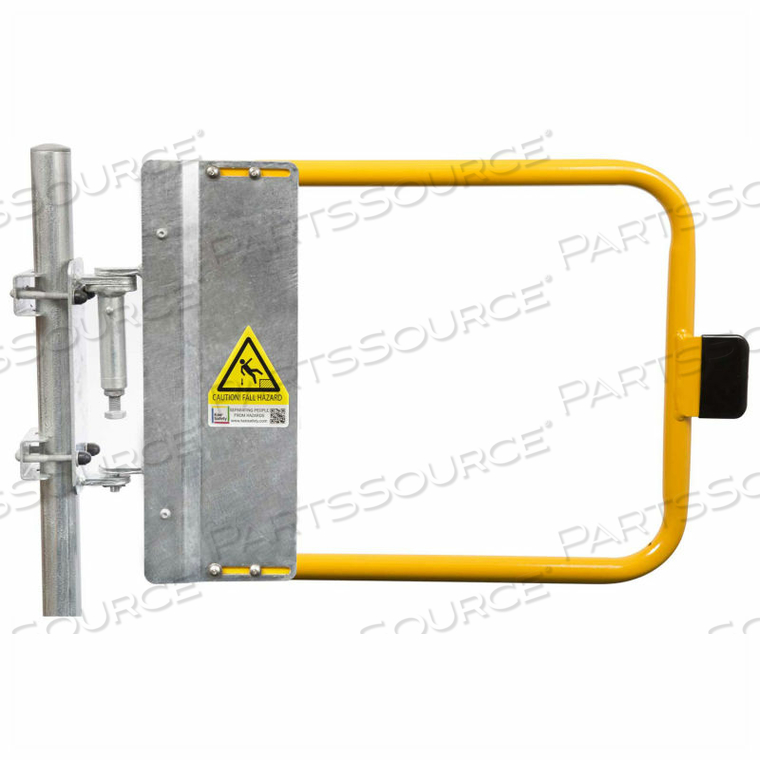 SELF-CLOSING SAFETY GATE, 28.5" - 32" LENGTH, SAFETY YELLOW by Kee SELF-CLOSING SAFETY GATE, 28.5" - 32" LENGTH, SAFETY YELLOW by Kee