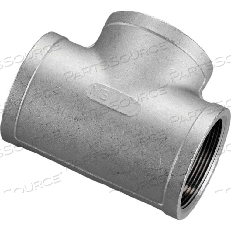 1 IN. 304 STAINLESS STEEL TEE - FNPT - CLASS 150 - 300 PSI - IMPORT by Merit Brass Company