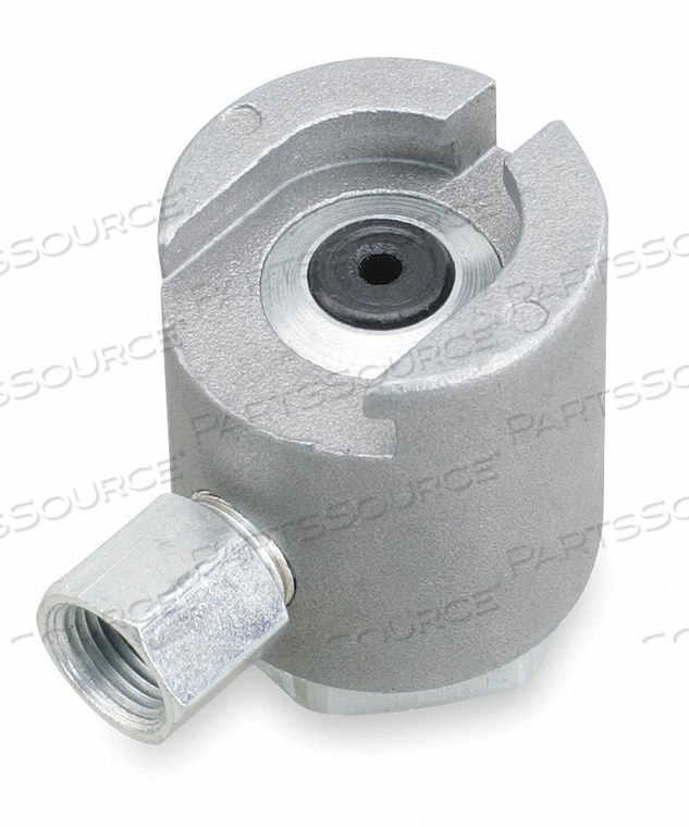 BUTTON HEAD COUPLER, WORKING PRESSURE 3000 PSI, OUTLET 1/8 IN NPT, FITTING END 7/8 IN, FOR USE WITH 7/8 IN BUTTON HEAD GREASE FITTINGS by Westward BUTTON HEAD COUPLER, WORKING PRESSURE 3000 PSI, OUTLET 1/8 IN NPT, FITTING END 7/8 IN, FOR USE WITH 7/8 IN BUTTON HEAD GREASE FITTINGS by Westward