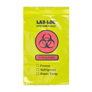 6" X 9" 2 MIL YELLOW TINT RECLOSABLE 3-WALL SPECIMEN TRANSFER BAG (BIOHAZARD), 1000/CS by LK Packaging 6" X 9" 2 MIL YELLOW TINT RECLOSABLE 3-WALL SPECIMEN TRANSFER BAG (BIOHAZARD), 1000/CS by LK Packaging