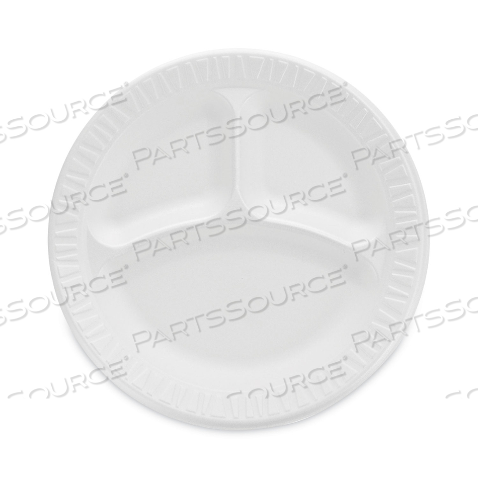FOAM PLATE ROUND 9 WHITE PK500 by Dart Container Corporation FOAM PLATE ROUND 9 WHITE PK500 by Dart Container Corporation