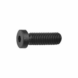 #10-24 X 1/2" HEX LOW SOCKET CAP SCREW - STEEL - BLACK OXIDE - UNC - ASTM A574 - USA - PKG OF 100 by Holo - Krome