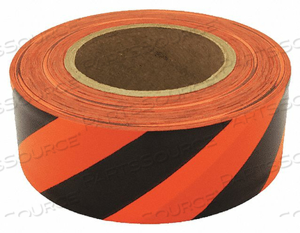 FLAGGING TAPE ORNG GLO/BLK 150FT 1-3/16 by Presco