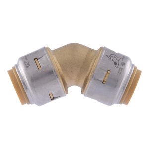 ELBOW POTABLE WATER PUSH-FIT BRASS 2 L by SharkBite
