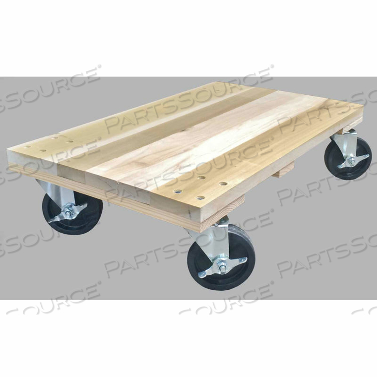 24" X 36" SOLID DECK HARDWOOD DOLLY 1500 LB. CAPACITY by Fairbanks Scale 24" X 36" SOLID DECK HARDWOOD DOLLY 1500 LB. CAPACITY by Fairbanks Scale