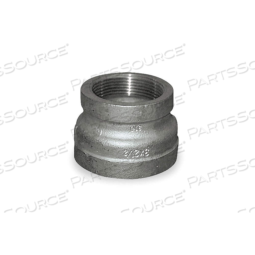 REDUCING COUPLING, 316 STAINLESS STEEL, 3/8 IN X 1/8 IN FITTING PIPE SIZE, FEMALE NPT X FEMALE NPT by Approved Vendor