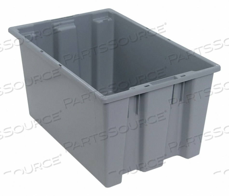 E1885 NEST AND STACK CONTAINER 23-1/2 IN GRAY by Quantum Storage Systems E1885 NEST AND STACK CONTAINER 23-1/2 IN GRAY by Quantum Storage Systems