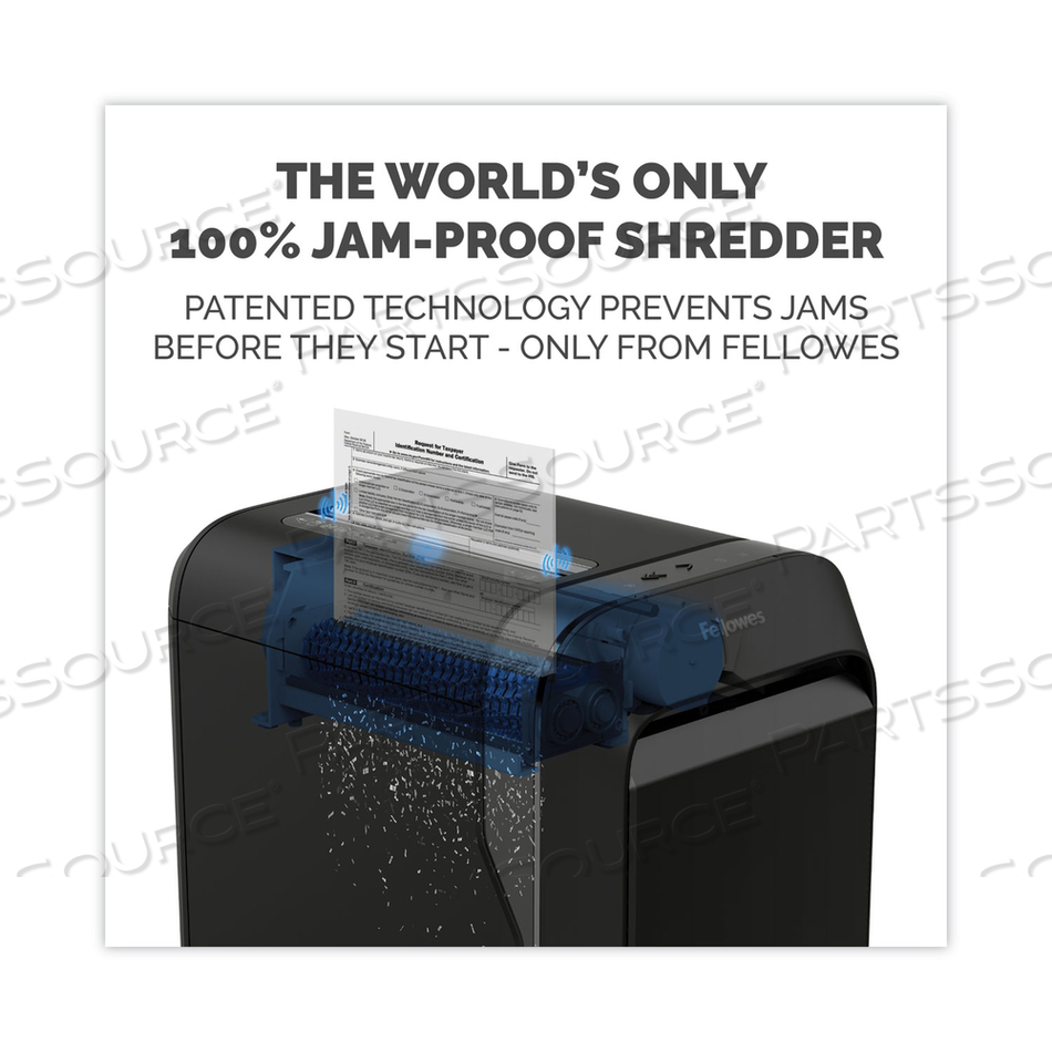 POWERSHRED LX220 MICRO-CUT SHREDDER, 20 MANUAL SHEET CAPACITY, BLACK by Fellowes POWERSHRED LX220 MICRO-CUT SHREDDER, 20 MANUAL SHEET CAPACITY, BLACK by Fellowes