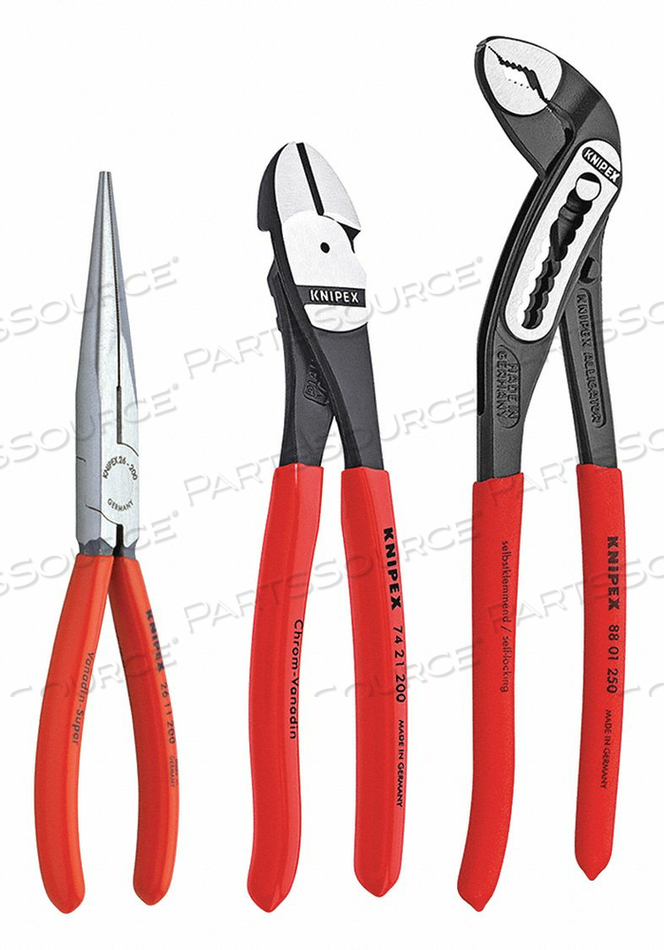 PLIER SET DIPPED 3 PCS by Knipex PLIER SET DIPPED 3 PCS by Knipex
