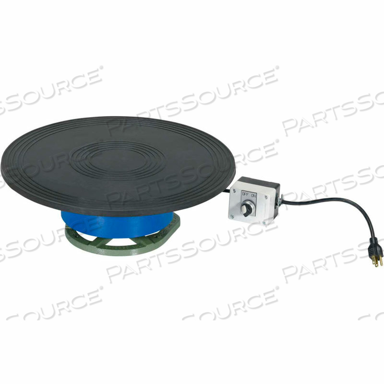 POWERED ROTATION TURNTABLE - 18" DIAMETER - 3 RPM - 250 LB. CAPACITY 