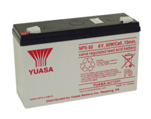 BATTERY, SEALED LEAD ACID, 6V, 12 AH, FASTON (F2) by ENERSYS