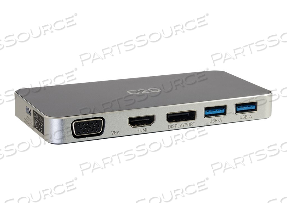 USB C DOCKING STATION HDMI/DP/VGA by Legrand AV (C2G)