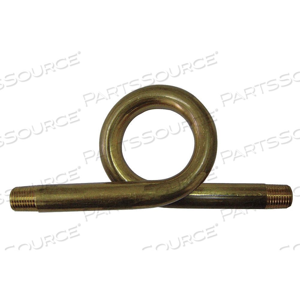 PRESSURE GAUGE SIPHON, RED BRASS, 1/4 IN NPT, 5 11/16 IN LG, 180° COIL by Approved Vendor PRESSURE GAUGE SIPHON, RED BRASS, 1/4 IN NPT, 5 11/16 IN LG, 180° COIL by Approved Vendor