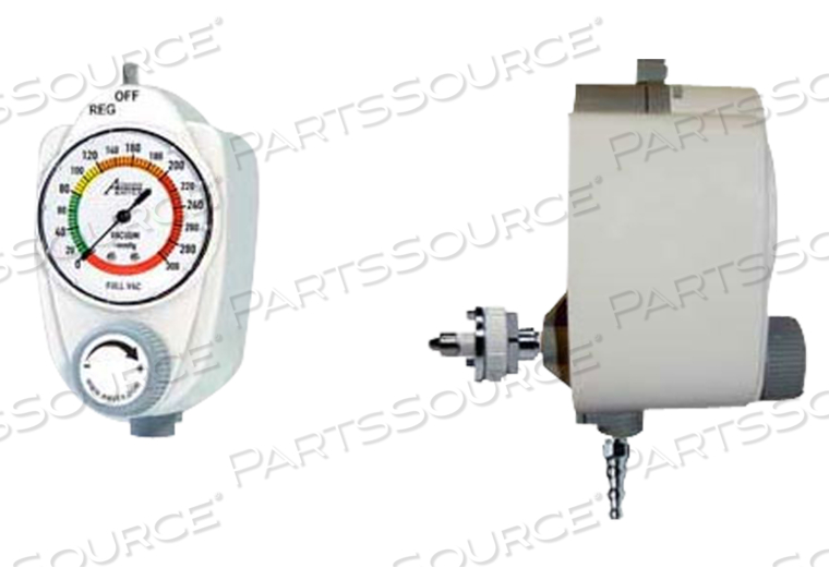 VACUUM REGULATOR, TUBING NIPPLE, 0 TO 300 MMHG by Ohio Medical, LLC