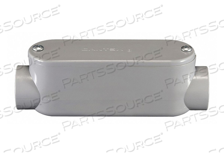 RIGID PVC CONDUIT BODY, 1 IN. TRADE, C CONFIGURATION by Cantex RIGID PVC CONDUIT BODY, 1 IN. TRADE, C CONFIGURATION by Cantex