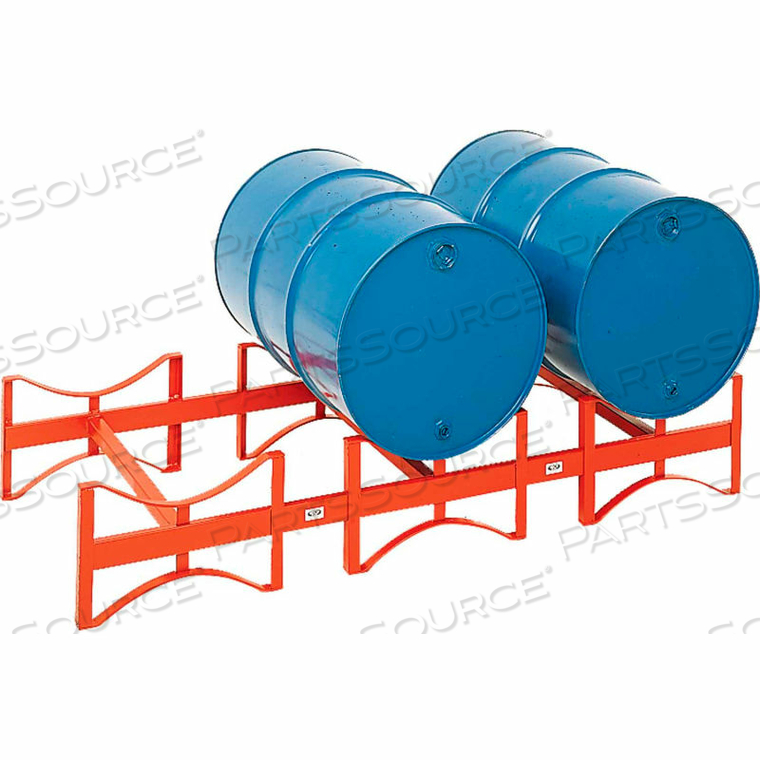 PORTABLE 3 DRUM RACK 71-1/2"L 2400 LB. CAP. PDR3-KD by Modern Equipment (Meco)