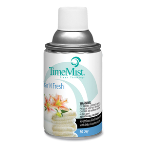 PREMIUM METERED AIR FRESHENER REFILL, CLEAN N FRESH, 6.6 OZ AEROSOL SPRAY by TimeMist